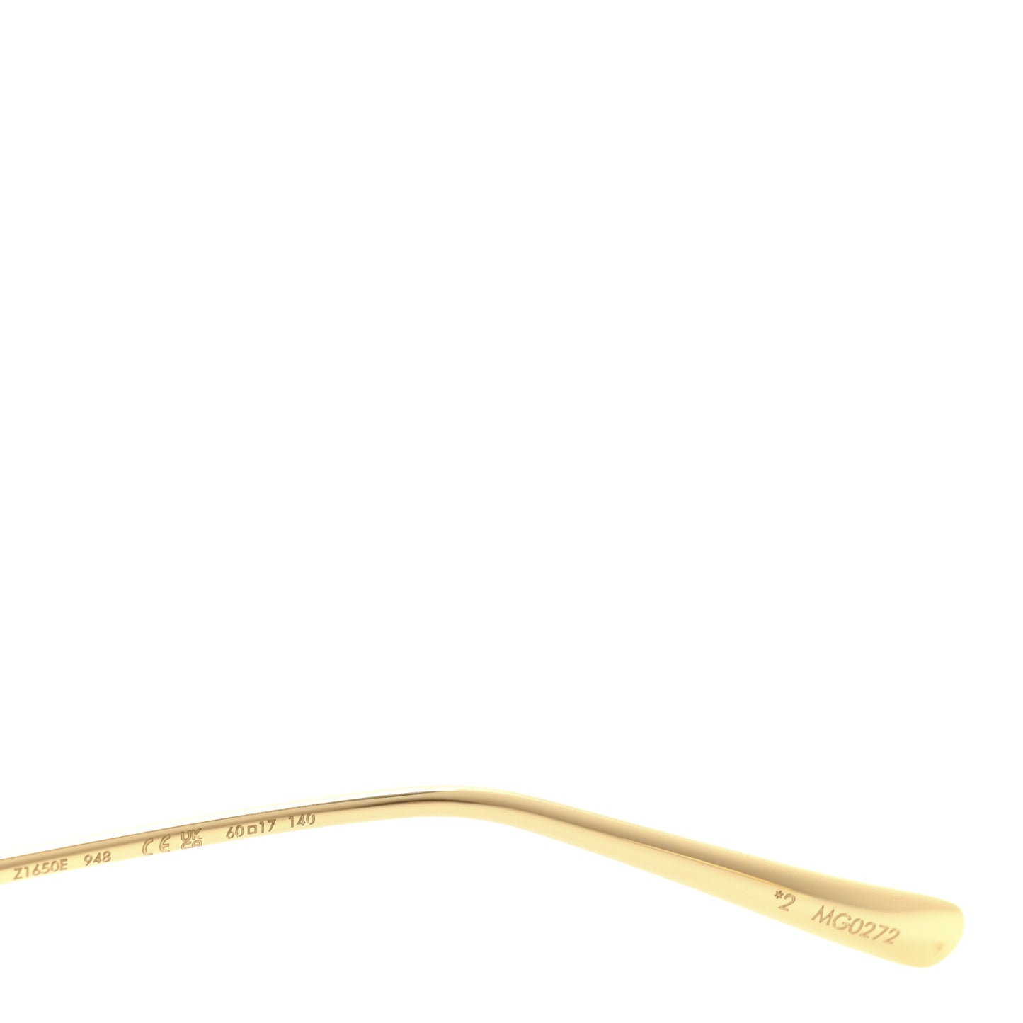 Metal My LV Chain Round Sunglasses Z1650E Gold
