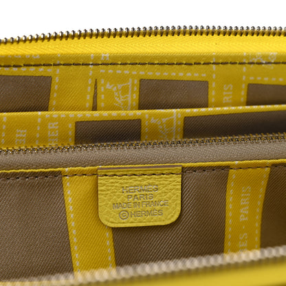 Hermes Epsom Silk'In Wallet Soufre Gris Tourterelle 6 of 8