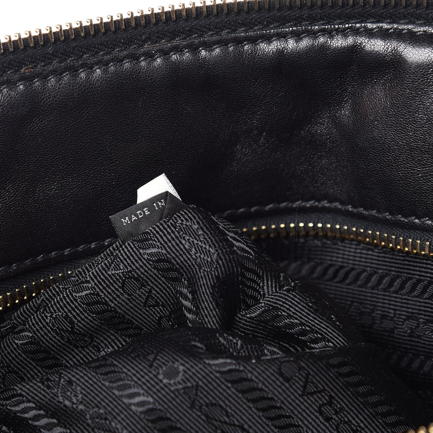 Tessuto Nylon Gaufre Tote Black