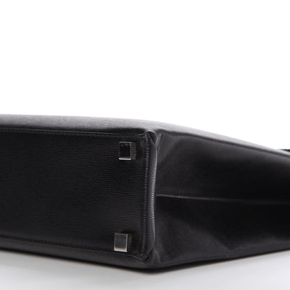 Gucci Calfskin Flap Briefcase Black 7 of 10