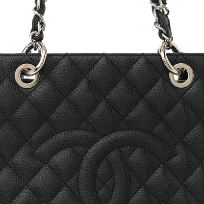 Chanel Caviar Quilted Grand Shopping Tote GST Black 8 of 11