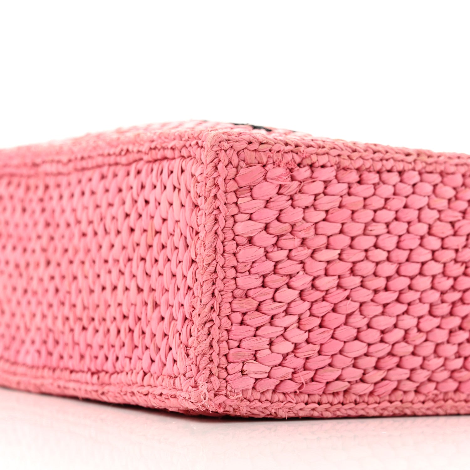Loewe X PAULA'S IBIZA Raffia Font Tote Sunset Pink 9 of 12