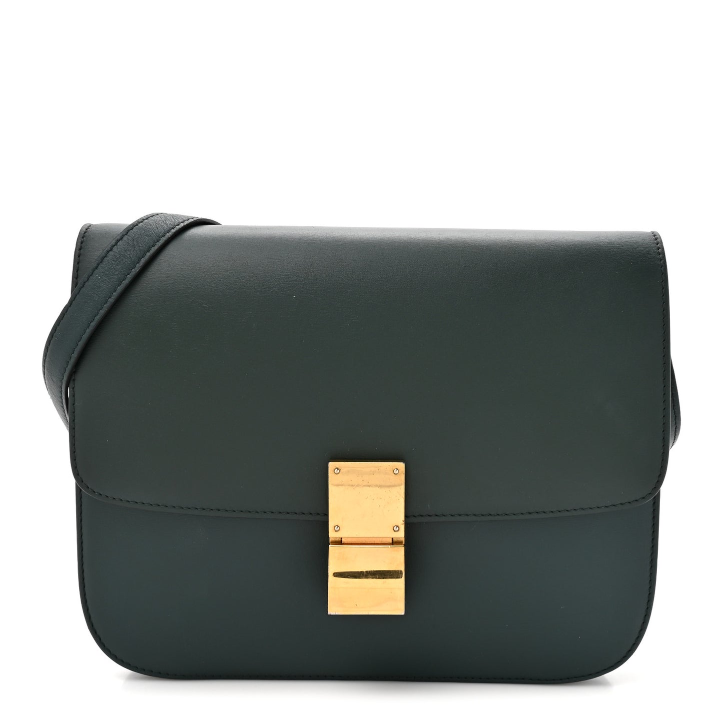 Box Calfskin Medium Classic Box Flap Bag Amazone