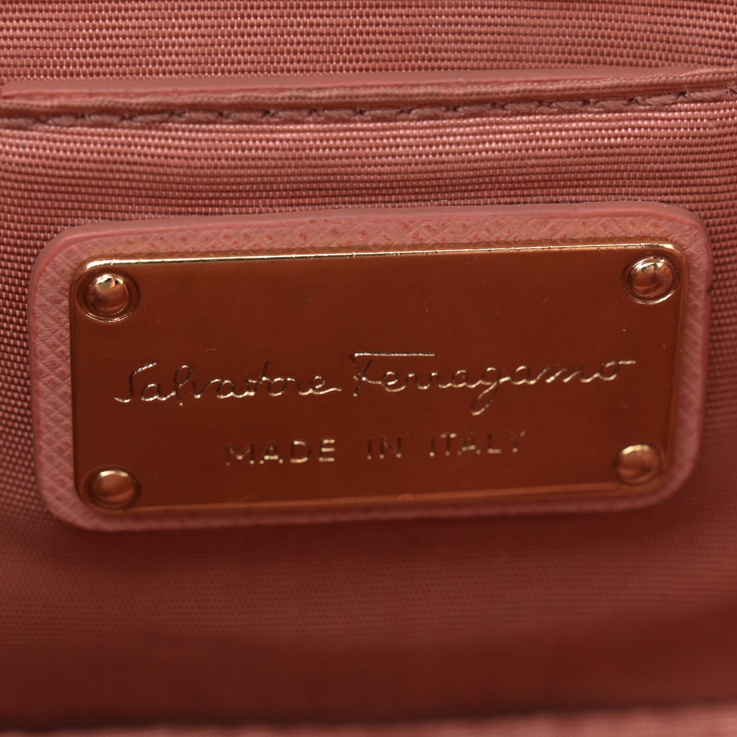 Salvatore Ferragamo Hammered Calfskin Mini Vara Bow Crossbody Bag Pink 6 of 15