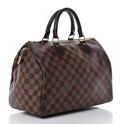 Louis Vuitton Damier Ebene Speedy 30 3 of 22