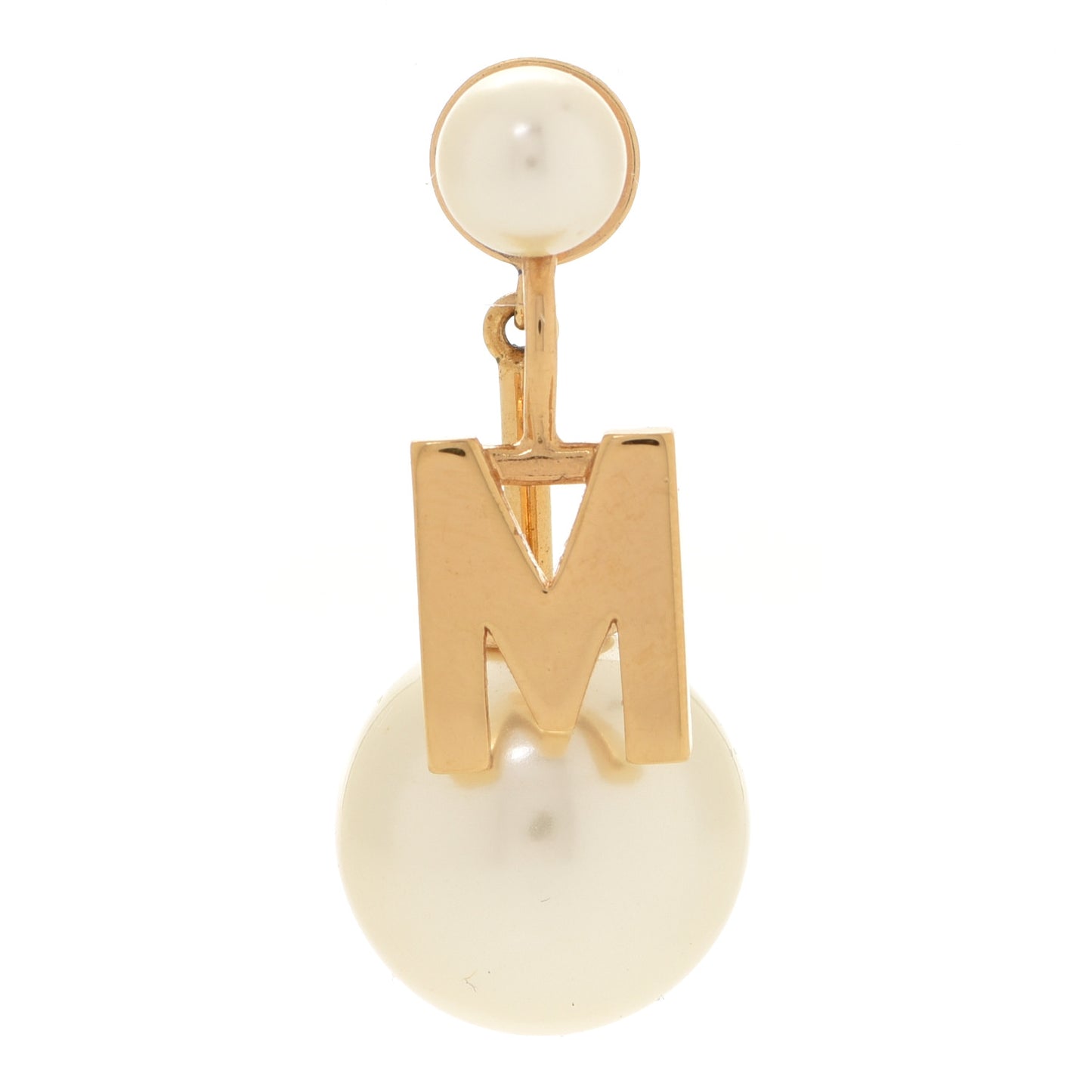 Pearl My ABCDior M Tribale Earring Gold