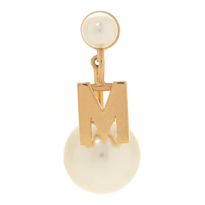 Christian Dior Pearl My ABCDior M Tribale Earring Gold 1 of 5