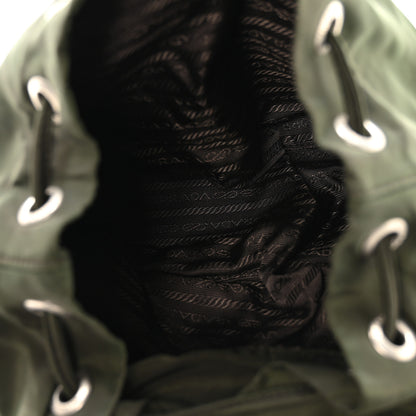 Prada Nylon Vela Small Backpack Dark Green 5 of 10