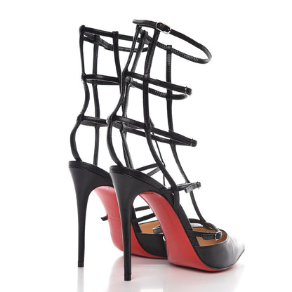 Christian Louboutin Kid Kadreyana 100 Pumps 38 Black 4 of 8