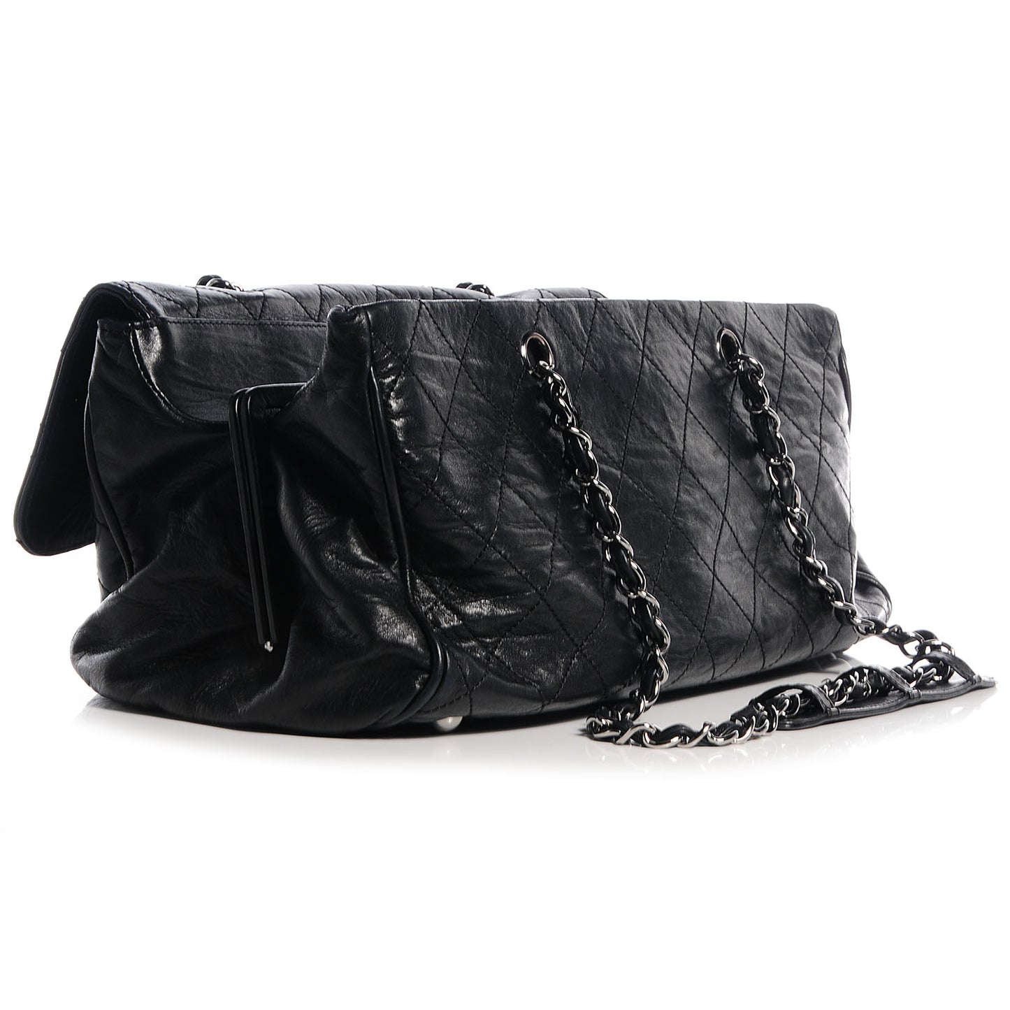 Lambskin Ritz Flap Black