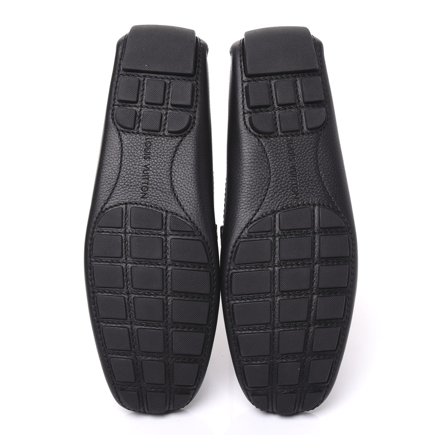 Grained Calfskin Monte Carlo Car Shoe Moccasin Loafers 5 Black