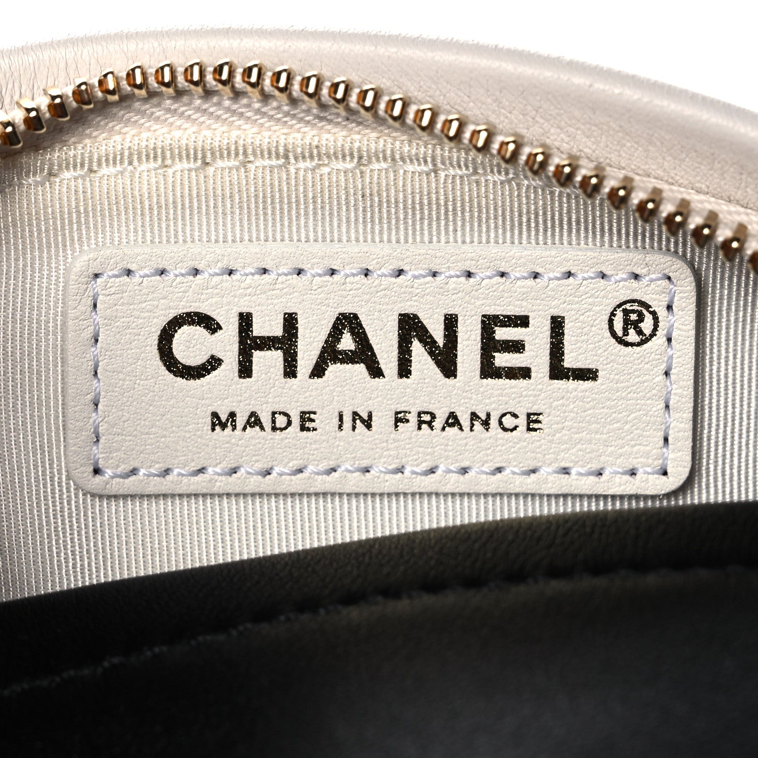 Chanel Calfskin Coco Beach Ball Bag White Black 6 of 9