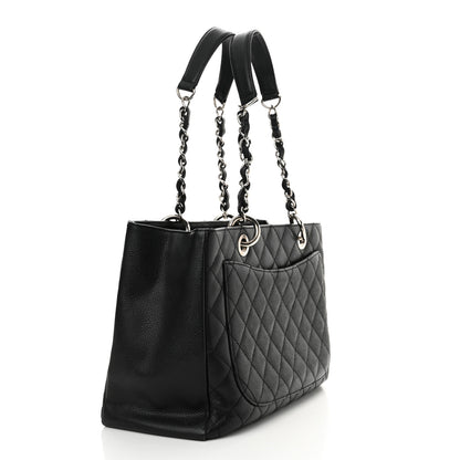 Chanel Caviar Quilted Grand Shopping Tote GST Black 2 of 12