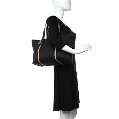 Gucci Monogram Large Jolicoeur Tote Black 2 of 10