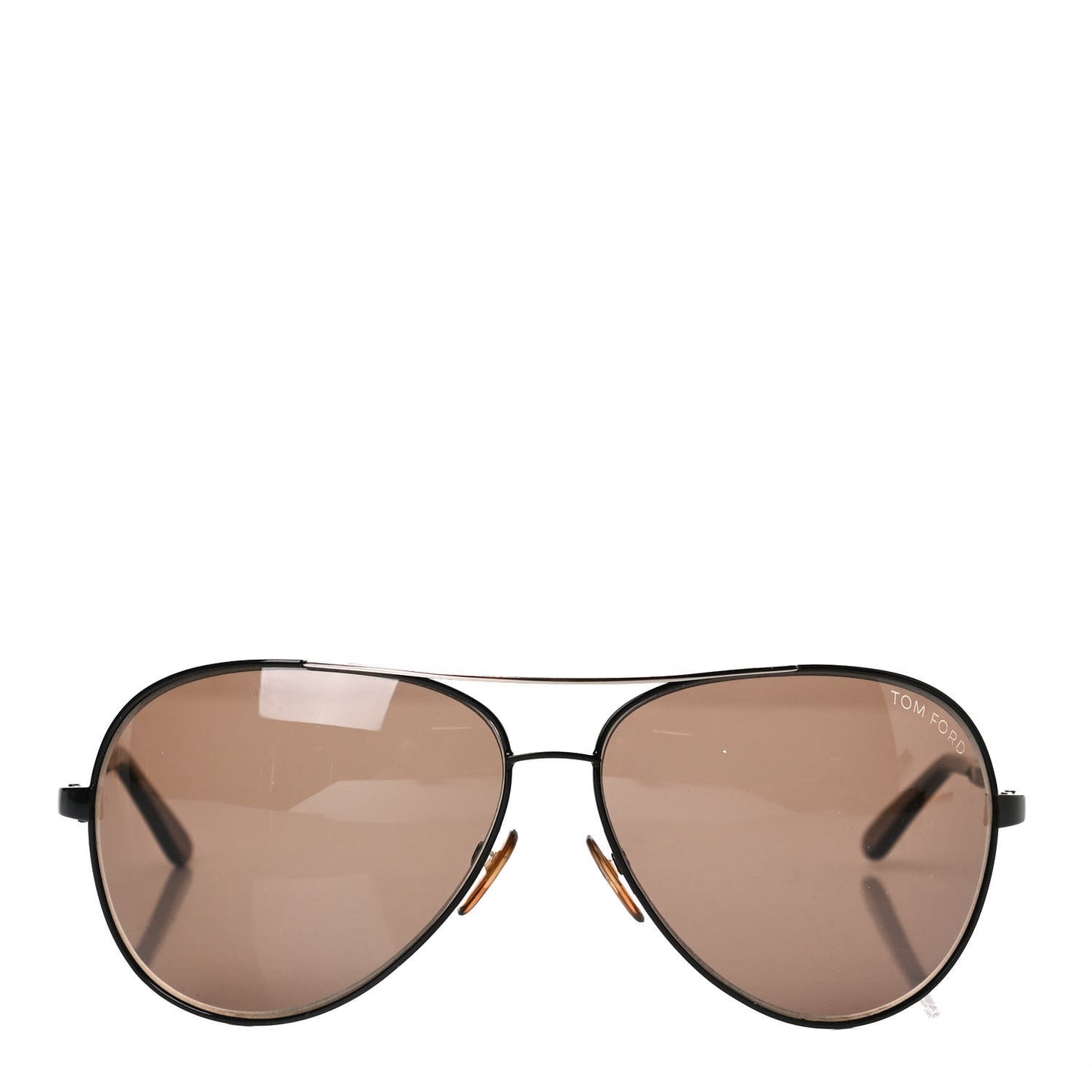 Metal Charles Aviator Sunglasses TF35 Black