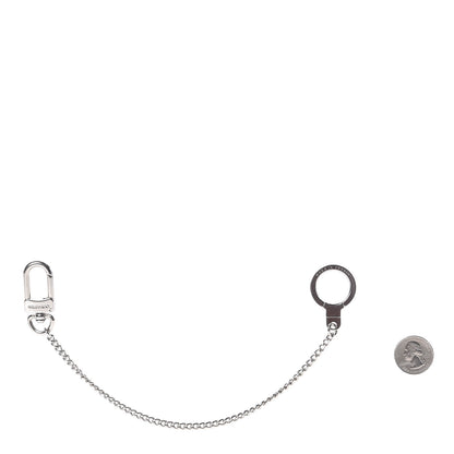 Louis Vuitton Pochette Extender Key Ring Chain Silver 2 of 4