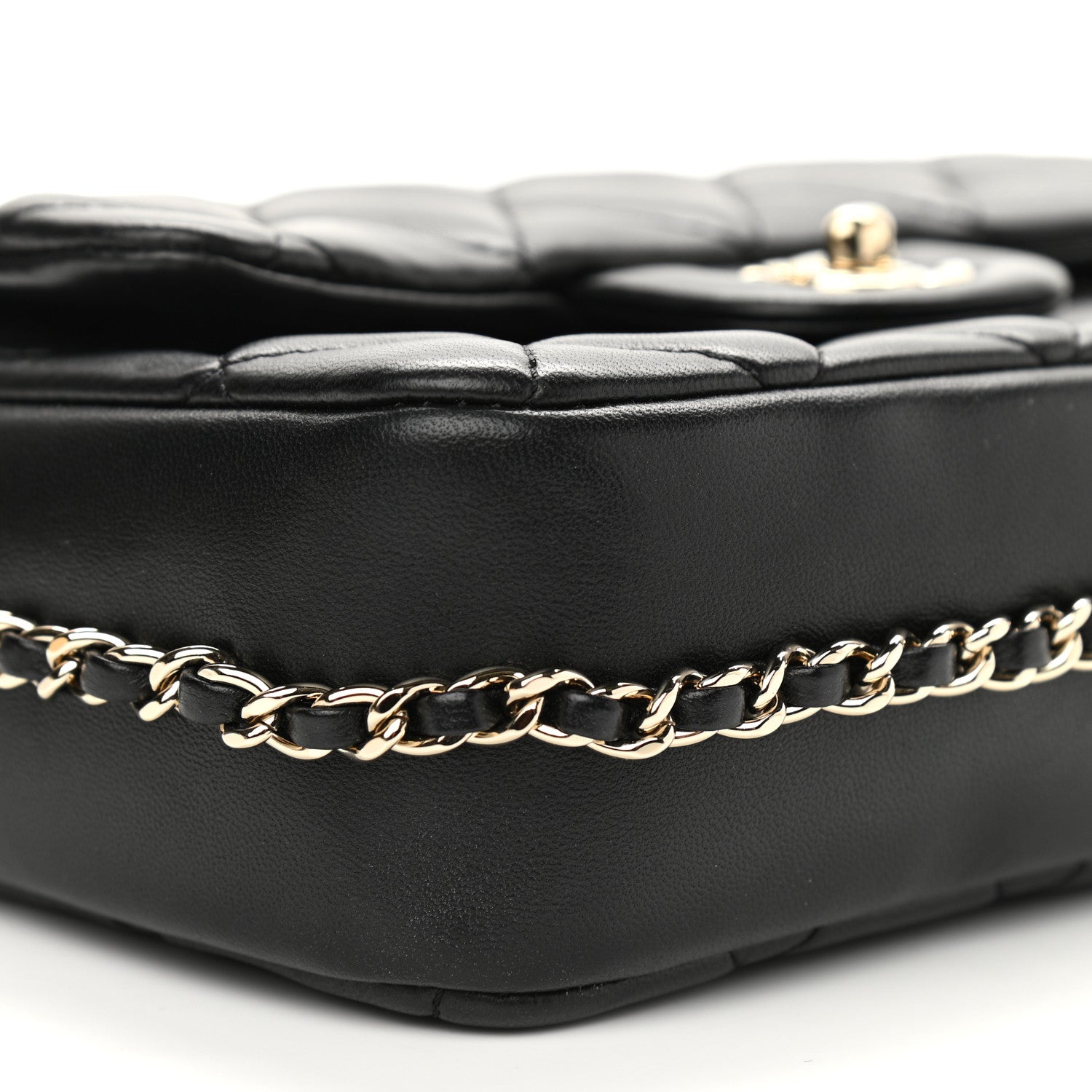 Chanel Lambskin Quilted Small My Precious Flap Black 10 of 12