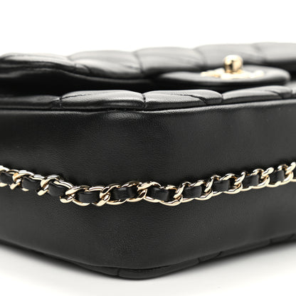 Chanel Lambskin Quilted Small My Precious Flap Black 10 of 12