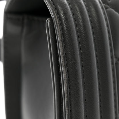 Chanel Calfskin Quilted Small Boy Flap Dark Grey 12 of 15