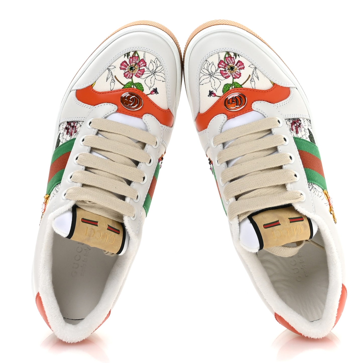 Sepang Flora Faded Canvas Web Womens Screener Sneakers 38 Multicolor White