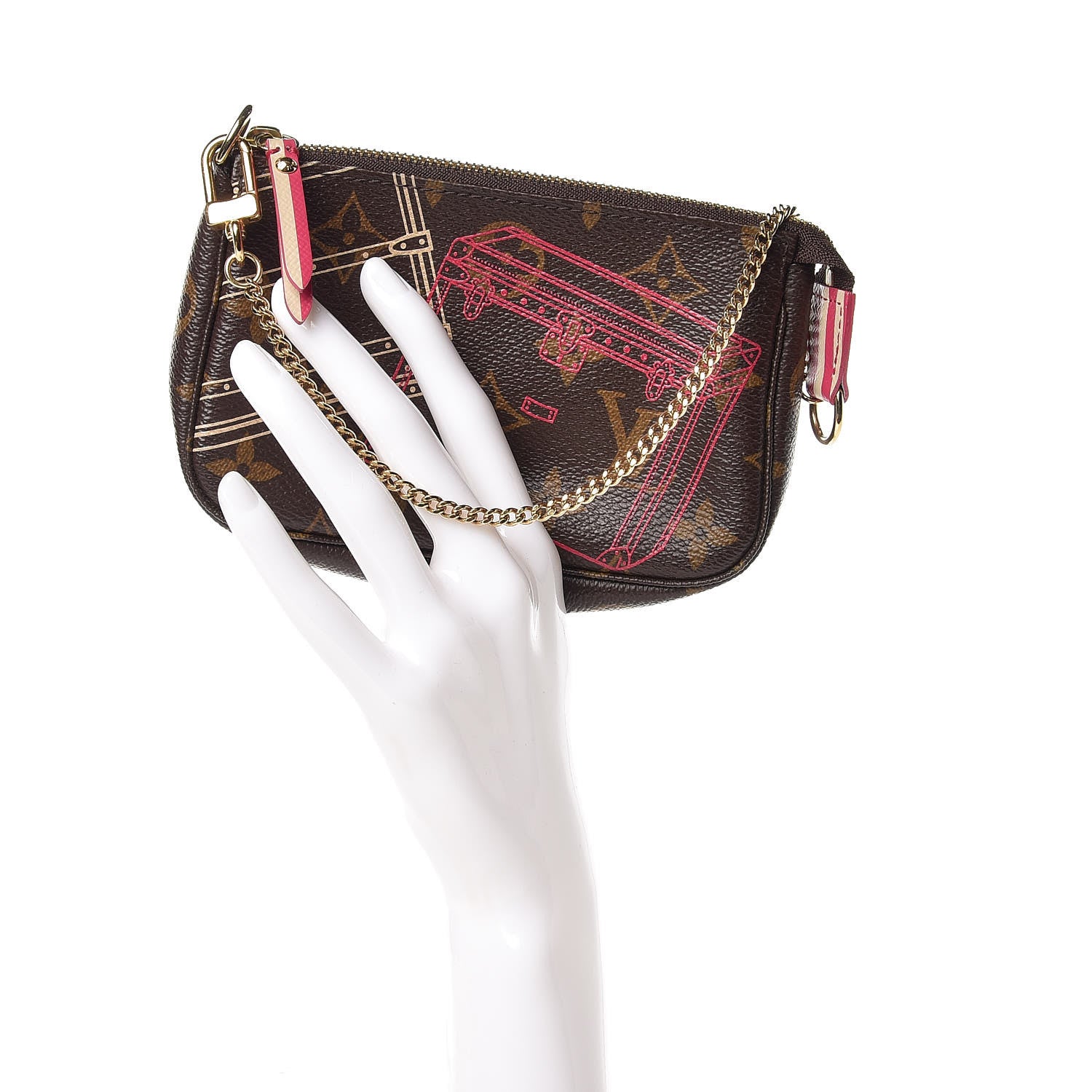 Louis Vuitton Monogram 2014 Christmas Animation Mini Pochette Accessories 2 of 9