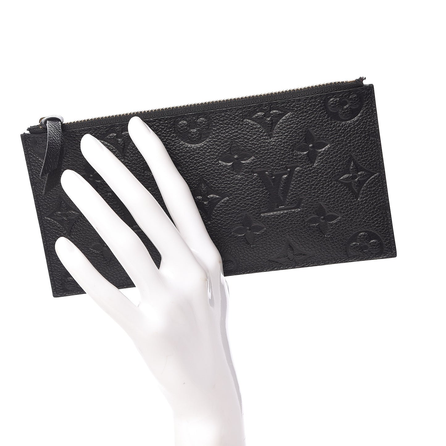 Empreinte Felicie Chain Wallet Zippered Insert Black