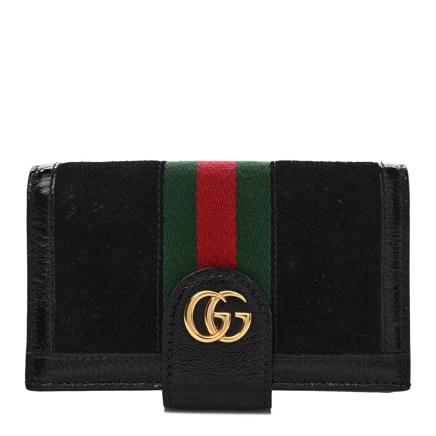 Gucci Suede Patent Web Ophidia iPhone 7 Case Black 1 of 8