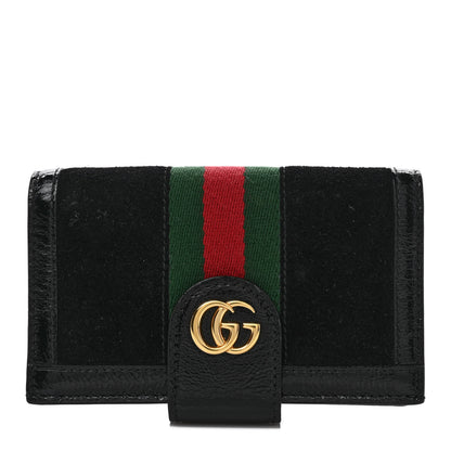 Gucci Suede Patent Web Ophidia iPhone 7 Case Black 1 of 8