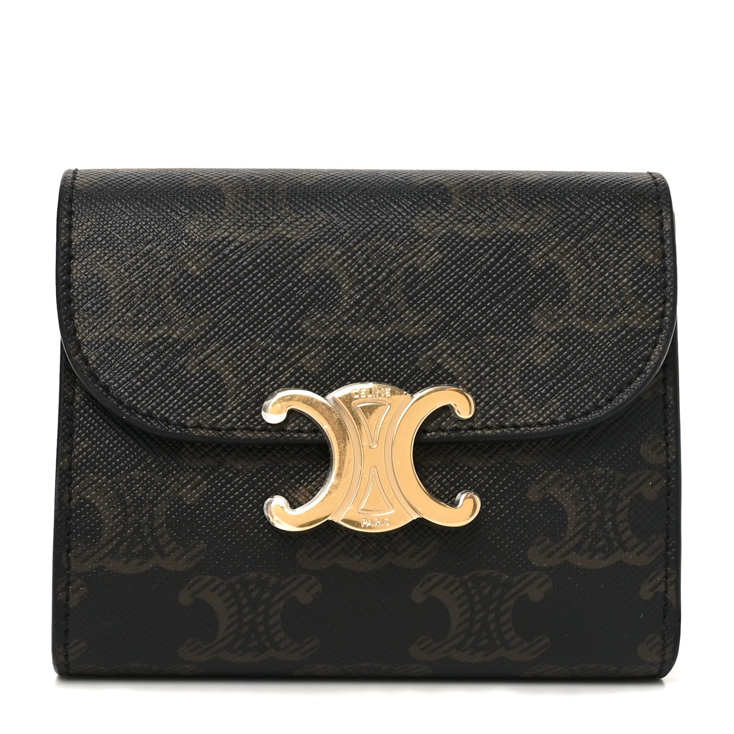 Triomphe Canvas Small Triomphe Wallet Tan