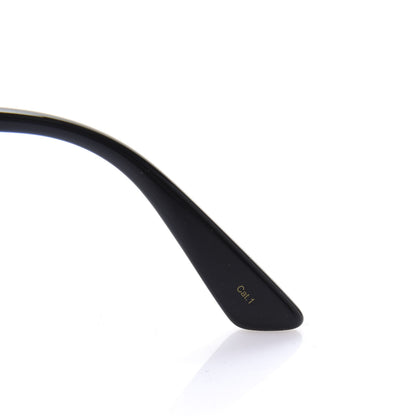 Gucci Hollywood Forever Heart Sunglasses GG0360S Black Yellow 6 of 8