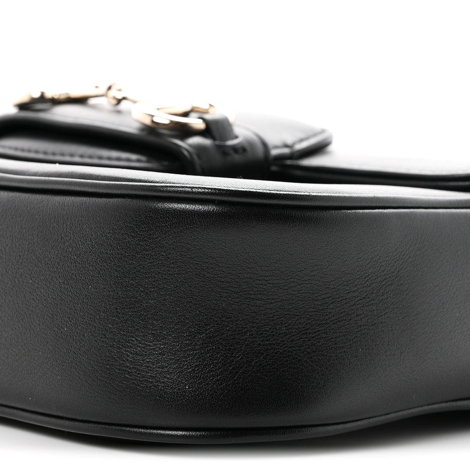 Gucci Arabella Calfskin Horsebit 1955 Shoulder Bag Black 10 of 10