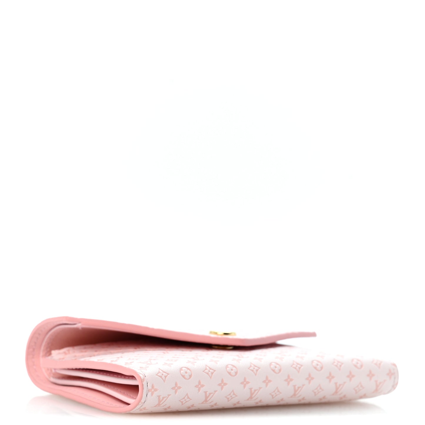 Calfskin Nanogram Embossed Victorine Wallet Light Bliss