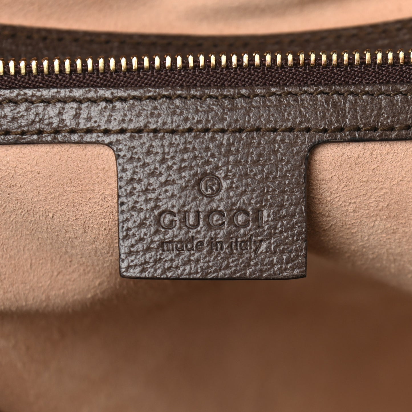 GG Supreme Monogram Web Medium Ophidia Tote Bag Brown