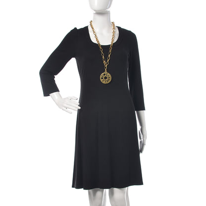 Chanel Oversized Coco Pendant Necklace Gold 2 of 5