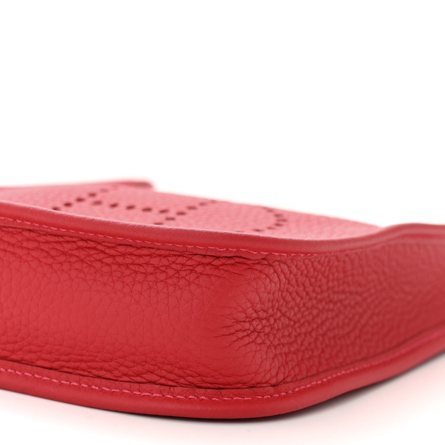 Hermes Taurillon Clemence Evelyne TPM Rouge Casaque 10 of 11