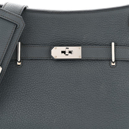 Hermes Taurillon Clemence Jypsiere 31 Bleu Ocean 8 of 17