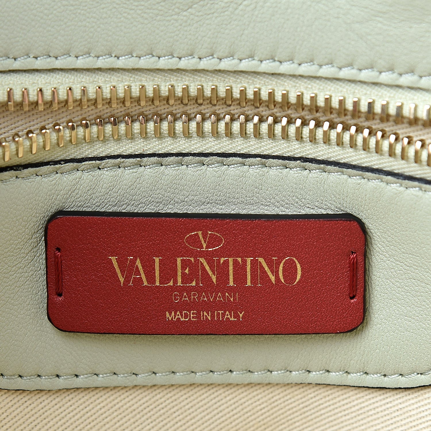 Valentino Garavani Nappa Candystud Wristlet Green Tea Sorbet 6 of 6