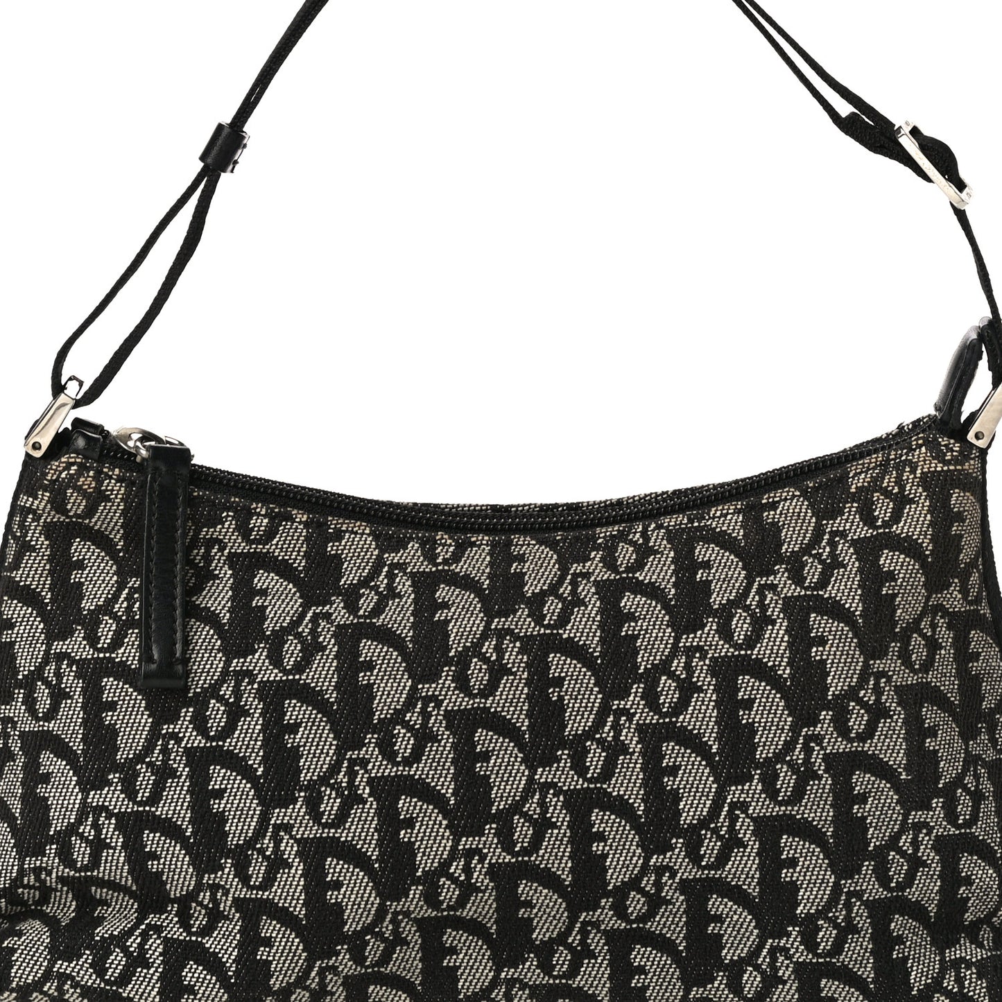 Monogram Shoulder Bag Pochette Black