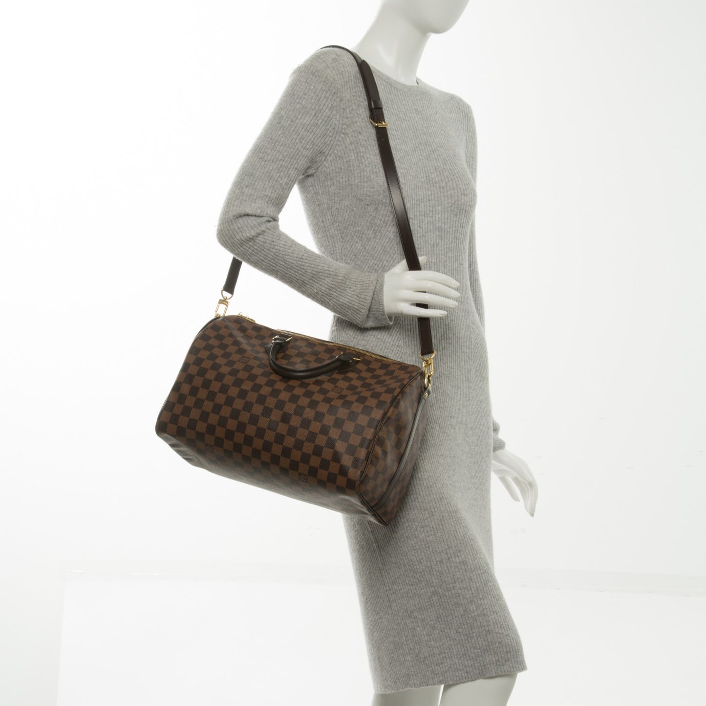 Damier Ebene Speedy Bandouliere 35