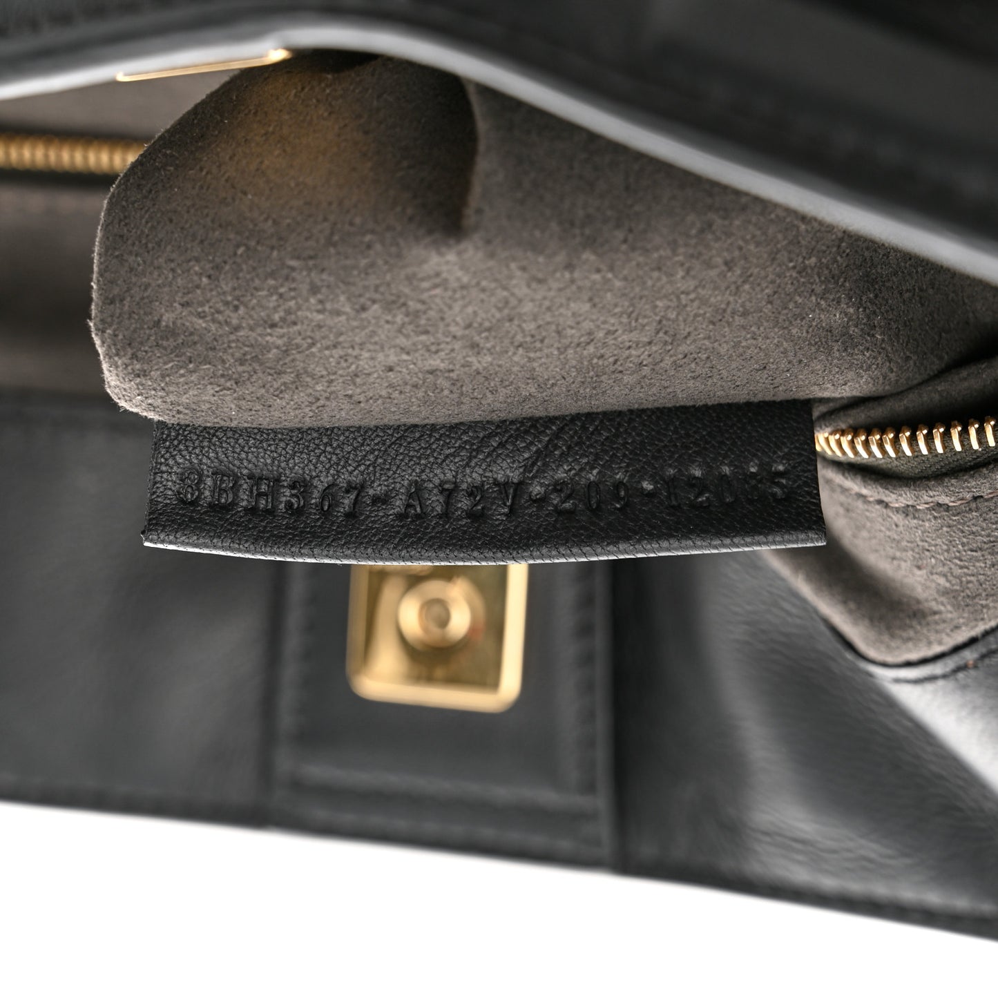 Nappa FF 1974 Embossed Small FF Tote Black