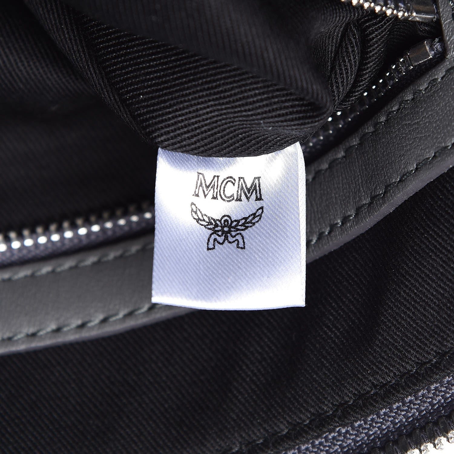 MCM Visetos Medium Crossbody Pouch Phantom Grey 7 of 8