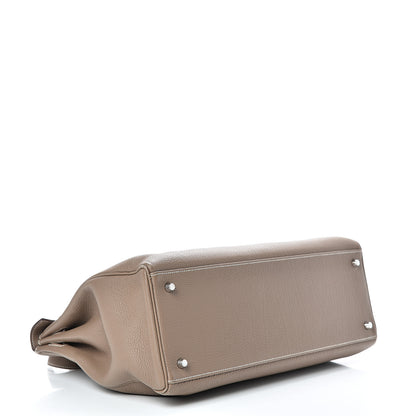 Hermes Togo Kelly Retourne 40 Etoupe 3 of 14