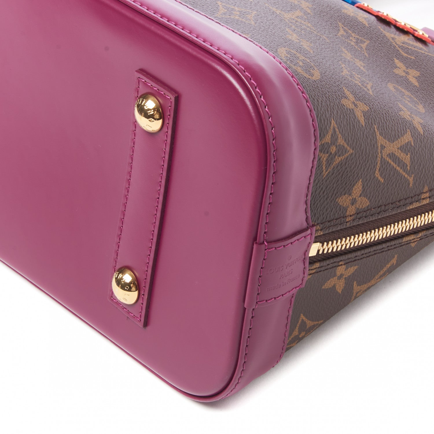 Louis Vuitton Monogram Totem Alma PM Magenta 5 of 9
