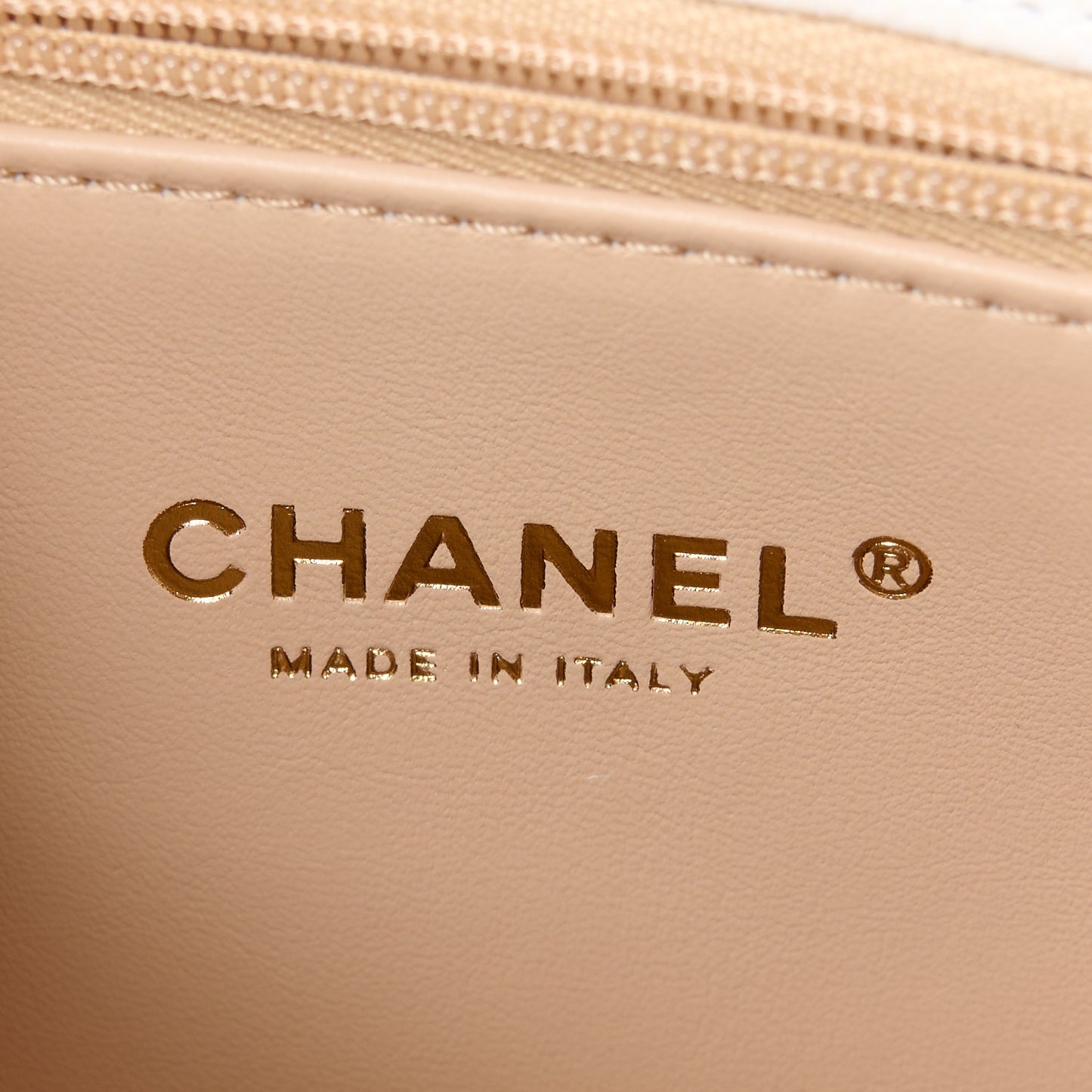 Caviar Quilted Mini Coco Handle Flap White