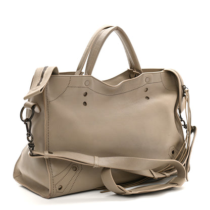 Balenciaga Veau Soyeux Perforated Blackout Hardware City Gris Cendre 3 of 16