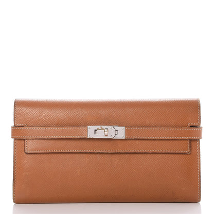 Hermes Epsom Kelly Longue Wallet Gold 1 of 13