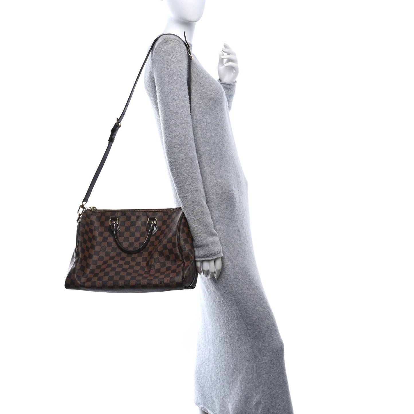 Damier Ebene Speedy Bandouliere 35