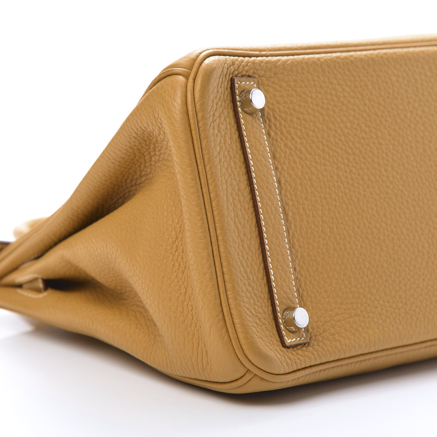 Hermes Taurillon Clemence Birkin 30 Natural Sable 10 of 14