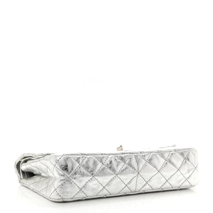 Chanel Metallic Aged Calfskin Quilted 2.55 Reissue 226 Flap Silver 4 of 10
