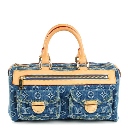 Louis Vuitton Monogram Denim Neo Speedy Blue 1 of 7
